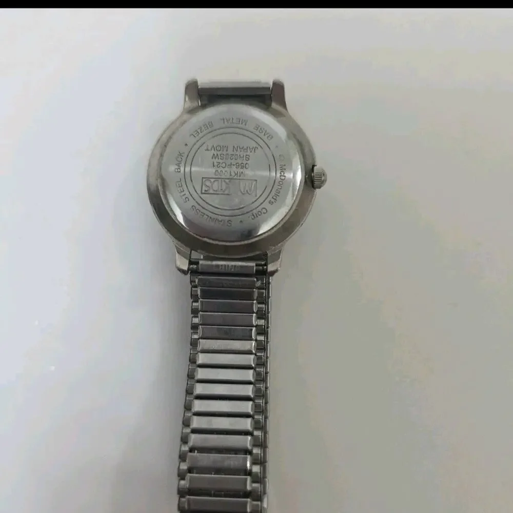 Vintage McDonald’s Watch MK-1000 Colorful Japan Quartz Stretch Band Not Tested
